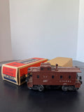 No. 2357 Brown Stack Caboose Vintage Lionel Train for “O” Gauge Track with Box & Box Liner