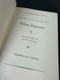 Selected Plays of Shakespeare 1962 Vintage Fine Editions Press Hardcover Books