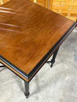 Bombay Co. Black/Wood Tone Square Side Table