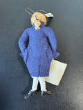 (G) Thomas Jefferson 1996 Signed Colonial Williamsburg Gladys Boalt Hand Made Ornament