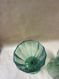 Villeroy & Boch Green Crystal “My Garden Green” Goblet - Pair // 6 Pairs Available// PRICED INDIVIDUALLY