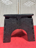 Black Plastic Folding Step Stool