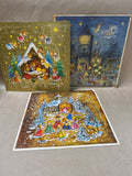 West Germany Vintage Paper Advent Calendars - Set Of 3