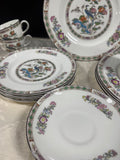 20-Piece Wedgwood England Kutani Crane China Set (2 AVAILABLE—PRICED INDIVIDUALLY AT $295 EACH SET) (A)