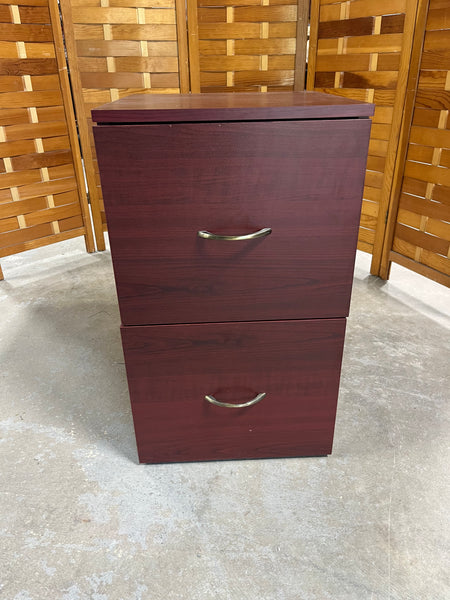 Particle Board File Cabinet with (2) Drawers