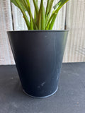 Artificial Spathiphyllum Plant in Metal Pot