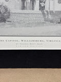 Matted Print of The Williamsburg Capitol - No Frame