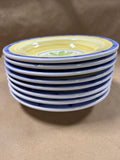Set Of 8 Caleca Collinia Soup Salad Bowl — Made In Italy
