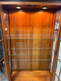 Ethan Allen Glass Front Cabinet with (3) Glass Shelves