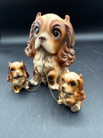 Cocker Spaniel Ceramic Family