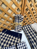 Plaid & Hearts  Dish Towels, 4 pc