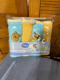 B- Winnie the Pooh Bath Set: Towel and Wash Cloths