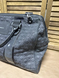 Quilted Grey Vera Bradley Weekend Bag With Shoulder Strap
