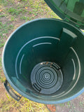 Ace Rubbermaid Roughneck Plastic Trash Can with Lid, 29"H.