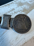 Liberty Quarter Dollar Vintage Brooch (A)