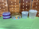 Lock & Lock Plastic Food Storage Containers, 5 pc