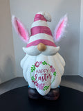 Happy Easter Large Plaster Gnome