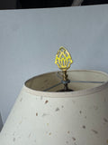 Danish Style Vintage Wooden Double Switch Table Lamp (WORKS) AS IS (READ DESCRIPTION CAREFULLY)