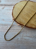 18” Gold Tone Rope Chain