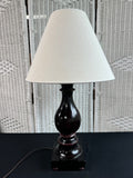 Waverly Home Chocolate Brown Resin Table Lamp (WORKS)