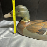 Vintage Boyds Collection Hunters Mallard Duck Decoy Wood (Artist Signed G Lowenthal)