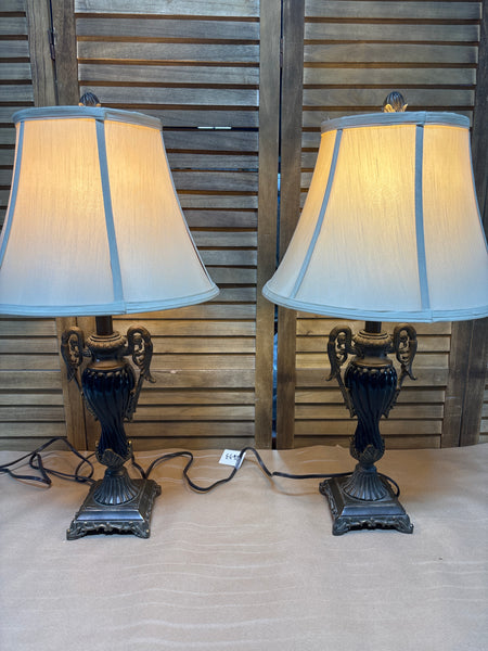 Pair of Urn-Style Table Lamps
