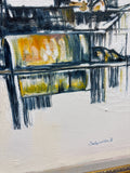 Original Contemporary Ship Painting by Sai Kyaw Htin; Signed
