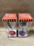 Halloween Wine Glasses - Pair / Appears Unused (A)