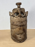 Pottery Replica of a Benin Bronze Head of a King