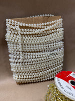 Lot Of Christmas Bead And Pearl Garland