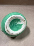 Small Green Ceramic Ball Pitcher With Ice Lip