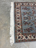 Blue Hand Woven Rug, 67"x36"