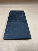 Black Stone Slab Spoon Rest