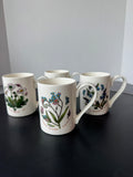 4-Piece Portmeirion Garden Botanic Coffee Mugs