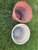 Two Plastic Planters