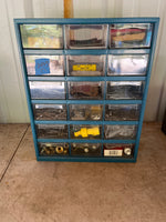 Garage Storage Drawers with Items, C