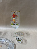 Western Germany Soccer Football Barware Set - 5 Pieces