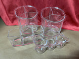 4 Piece Acrylic Vanity Organizers
