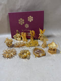 The Danbury Mint Gold Christmas Collection In Box - 2005 (B)