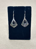 Sterling Earrings with Abalone Inlay