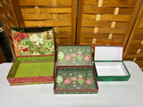 Decorative Holiday Gift Boxes, Set of 3 (A)