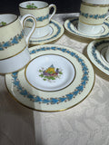 13-Piece Wedgwood England Appledore Demitasse Saucers & Cups Set