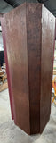 Red Painted Corner Cabinet***HEAVY ITEM***
