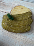Beaded Banana Bunch Vintage Coin Purse