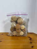 Small Straw And Twine Orbs Lot - 23 Orbs
