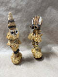 (A) Pair Of African Pende Mingangi Congo Raffi Wooden Figurines