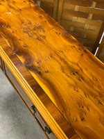 Narrow Console with (2) Faux Drawers