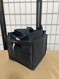 Crate & Barrel Canvas Totes/Baskets (B), Set of 4,  10"x9", 8"H.