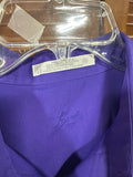 Women’s SIZE 12 Purple Foxcroft Button Up Blouse