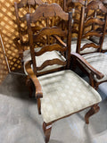 Dining Set: Table, 1 Leaf, 6 Chairs***HEAVY ITEM***READ DETAILS ON PICK UP POLICY***
